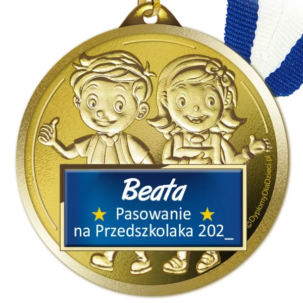 Medal Pasowanie na Przedszkolaka (imienny)