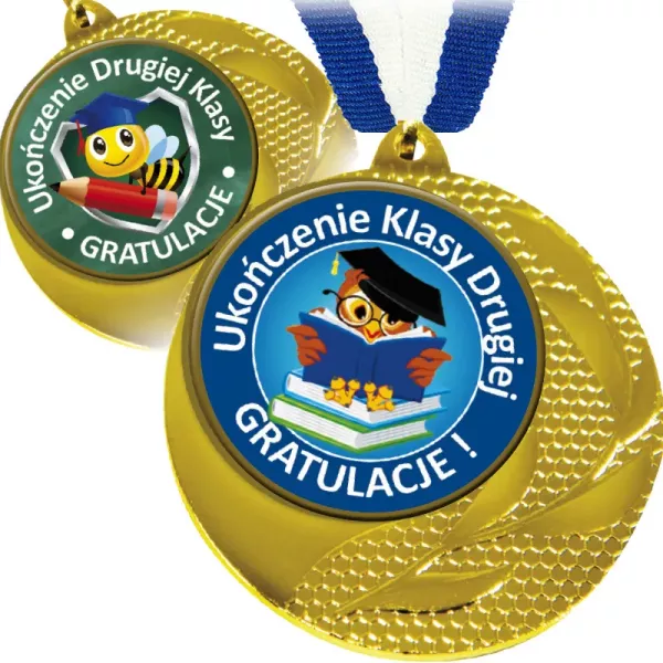 Medal Ukończenie 2 Klasy Drugiej