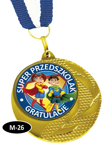 Medal Super Przedszkolaka, wzór 26
