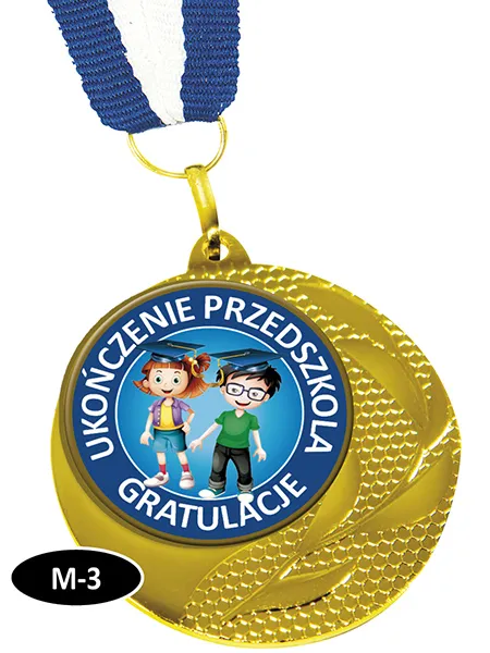 Medal Ukończenie Przedszkola, wzór 3