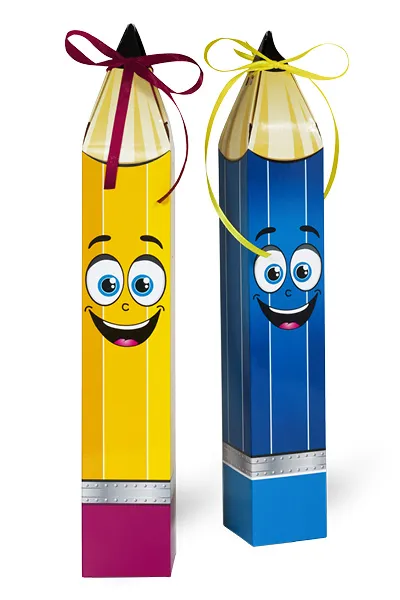 Wesoły Ołówek żółty i granatowy