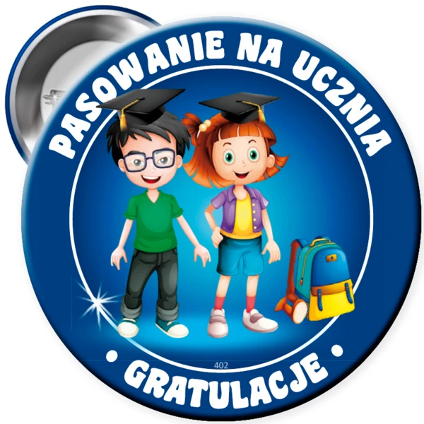 Przypinka Na Pasowanie Na Ucznia