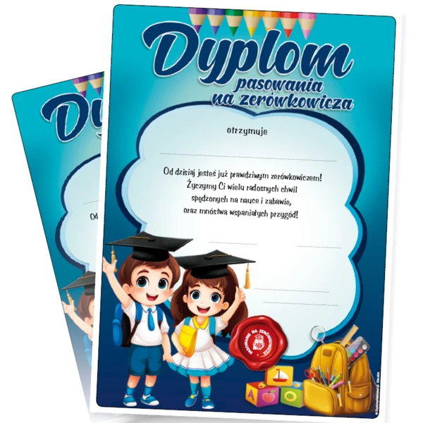 Dyplom Pasowania Na Zerówkowicza