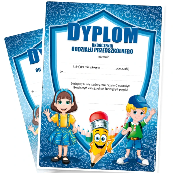 Dyplom Ukończenia Oddziału Przedszkolnego – A4