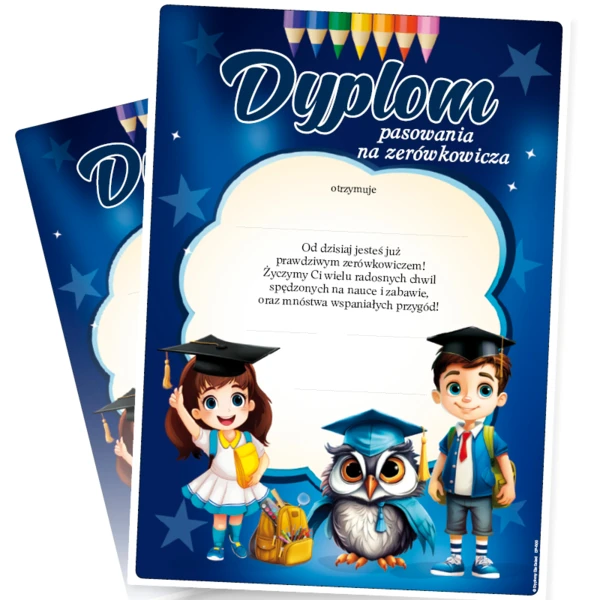 Dyplom Pasowania Na Zerówkowicza – A4