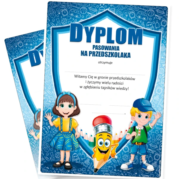 Dyplom Pasowania Na Przedszkolaka – A4