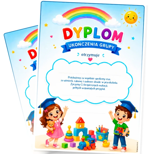 Dyplom Ukończenia Grupy Przedszkolnej – A4