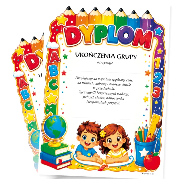 Dyplom Ukończenia Grupy Przedszkolnej – A4
