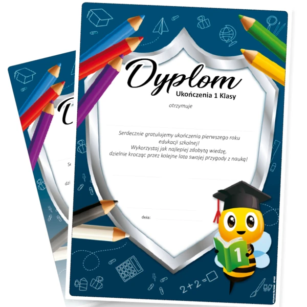 Dyplom Ukończenia Klasy 1 – A4