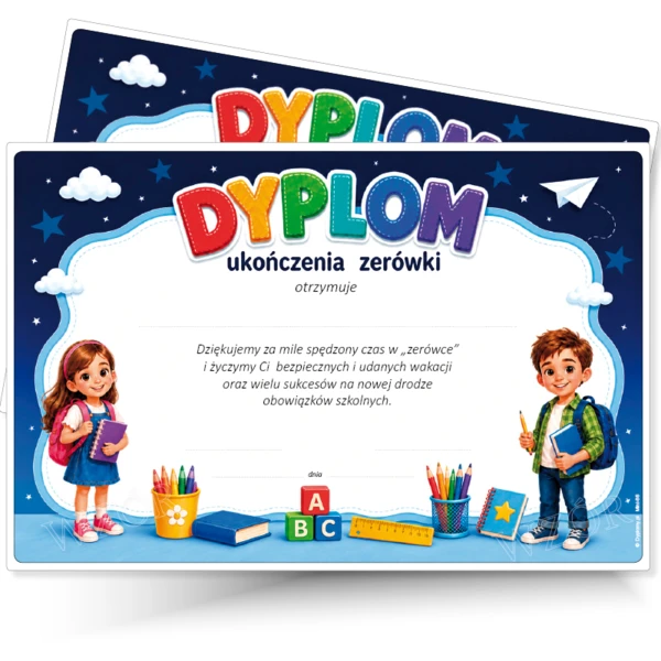 Dyplom Mini Pasowania Na Zerówkowicza