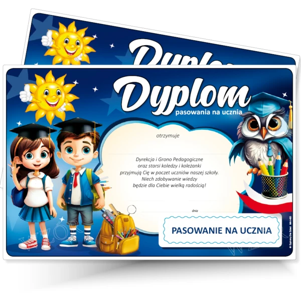 Dyplom Mini Pasowania Na Ucznia