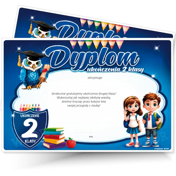 Dyplom Mini Ukończenia 2 Klasy