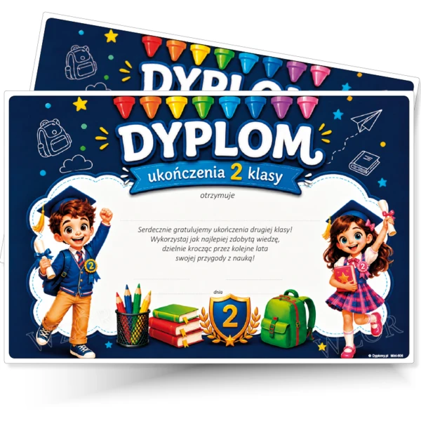 Dyplom Mini Ukończenia 2 Klasy