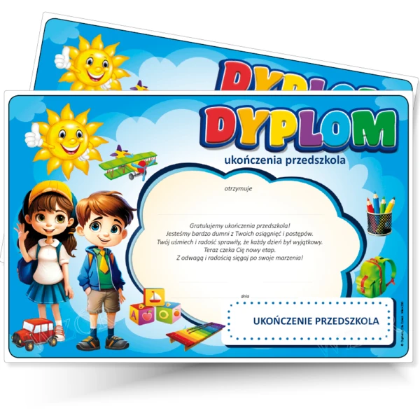 Dyplom Ukończenia Przedszkola