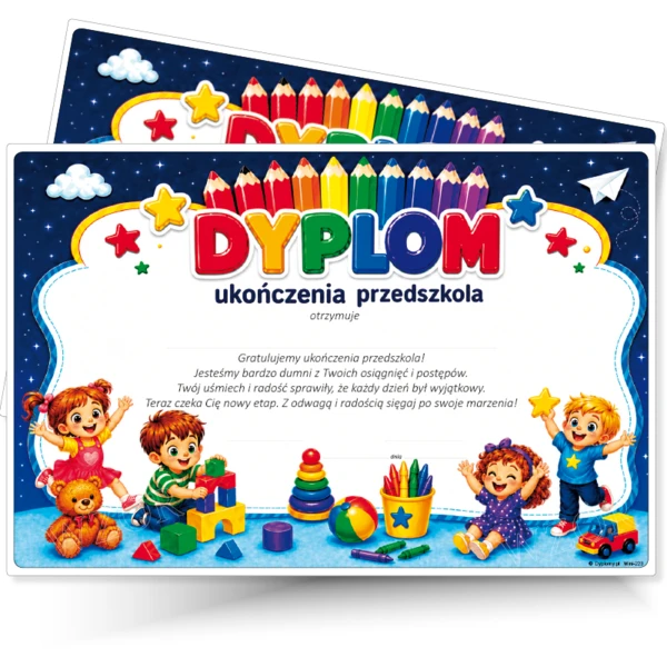 Dyplom Ukończenia Przedszkola