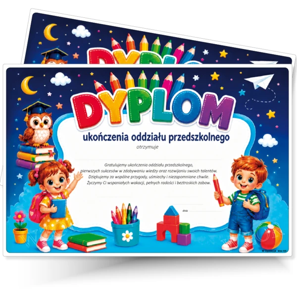 Dyplom Ukończenia Oddziału Przedszkolnego