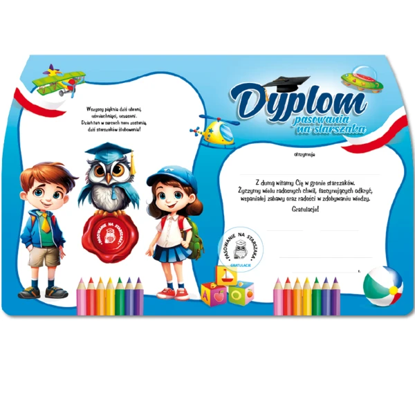 Dyplom Pasowania Na Starszaka Premium