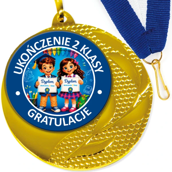 Medal Dla Ucznia Na Ukończenie Klasy Drugiej