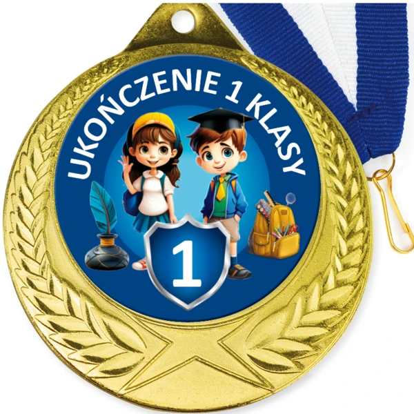 Medal Na Ukończenie 1 Klasy Premium