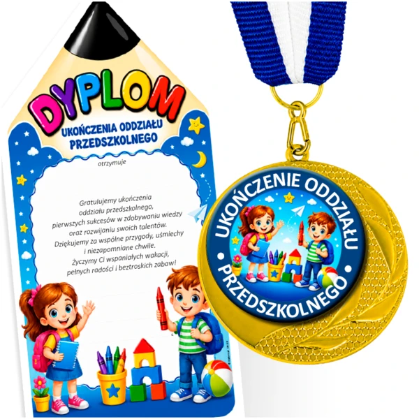 Medal z Dyplomem lub Bez – Ukończenie Oddziału Przedszkolnego