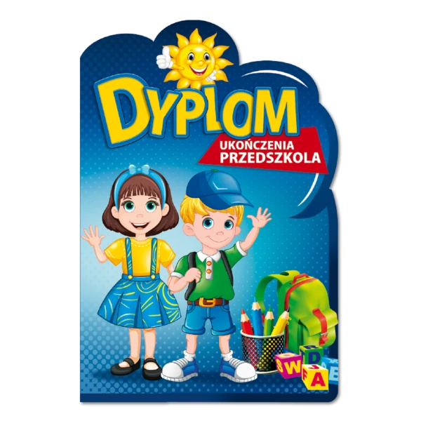 Prezent na Ukończenie Przedszkola – Zestaw z Dyplomem, Biretem i Zakładką