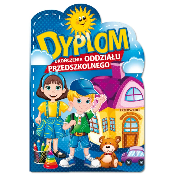 Prezent na Ukończenie Oddziału Przedszkolnego – Dyplom, Biret, Rożek Obfitości i Zakładka