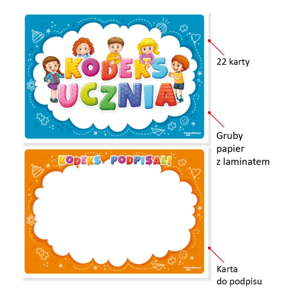 Kodeks Ucznia A5+ / 18 Kart