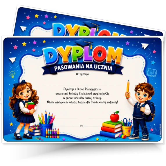 Dyplom Pasowania Na Ucznia
