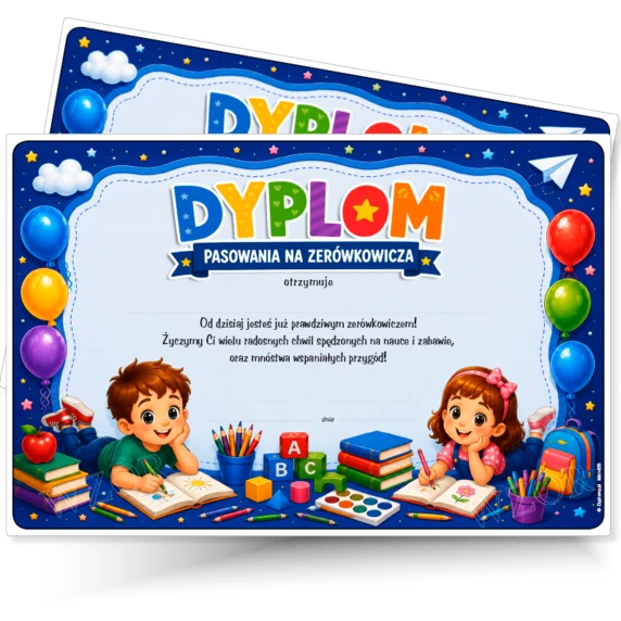 Dyplom Pasowania Na Zerówkowicza