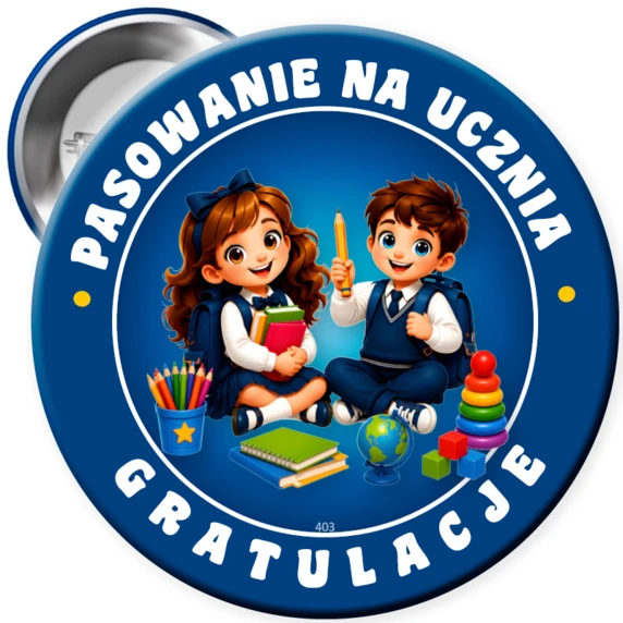 Przypinka Pasowanie Na Ucznia