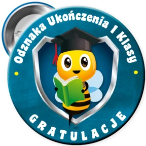 Przypinka Na Ukończenie 1 Klasy