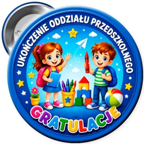 Duża Przypinka Na Ukończenie Oddziału Przedszkolnego