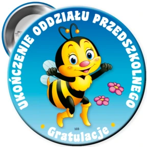 Przypinka Na Ukończenie Oddziału Przedszkolnego