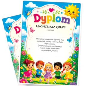 Dyplom Ukończenia Grupy Przedszkolnej – A4