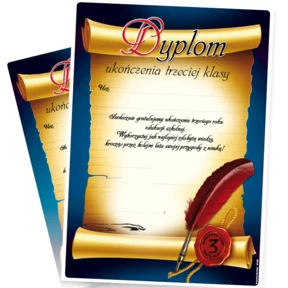Dyplom Ukończenia Klasy 3 – A4