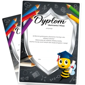 Dyplom Ukończenia Klasy Trzeciej – A4