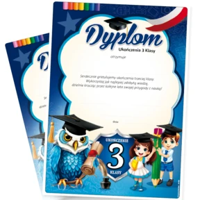 Dyplom Ukończenia 3 Klasy – A4