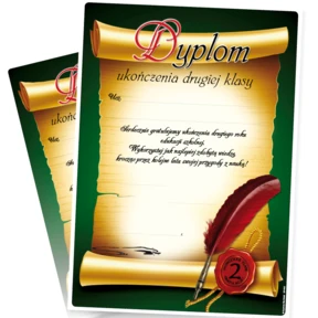 Dyplom Ukończenia Klasy 2 – A4
