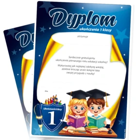 Dyplom Ukończenia Pierwszej Klasy – A4