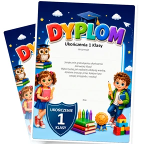 Dyplom Ukończenia 1 Klasy – A4