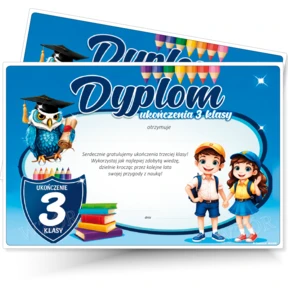 Dyplom Mini Ukończenia 3 Klasy