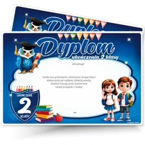 Dyplom Mini Ukończenia 2 Klasy