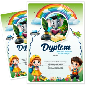 Dyplom Ukończenia Oddziału Przedszkolnego Grupa Słoniki – A4