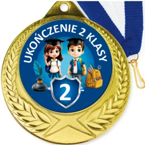 Medal Na Ukończenie 2 Klasy Premium