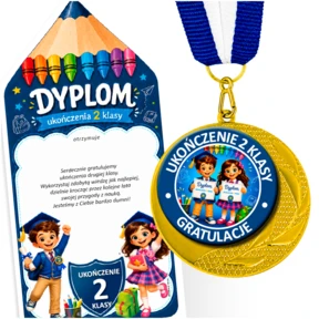 Medal z Dyplomem lub bez – Ukończenie 2 Klasy