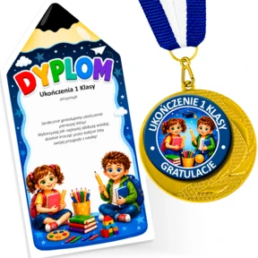 Medal z Dyplomem lub bez – Ukończenie 1 Klasy