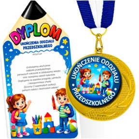 Medal z Dyplomem lub Bez – Ukończenie Oddziału Przedszkolnego