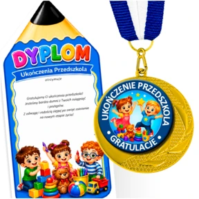 Medal z Dyplomem lub bez – Ukończenie Przedszkola