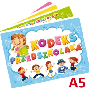 Kodeks Przedszkolaka A5+ / 22 Laminowane Karty