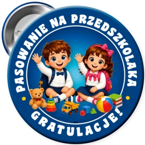 Przypinka Pasowanie Na Przedszkolaka